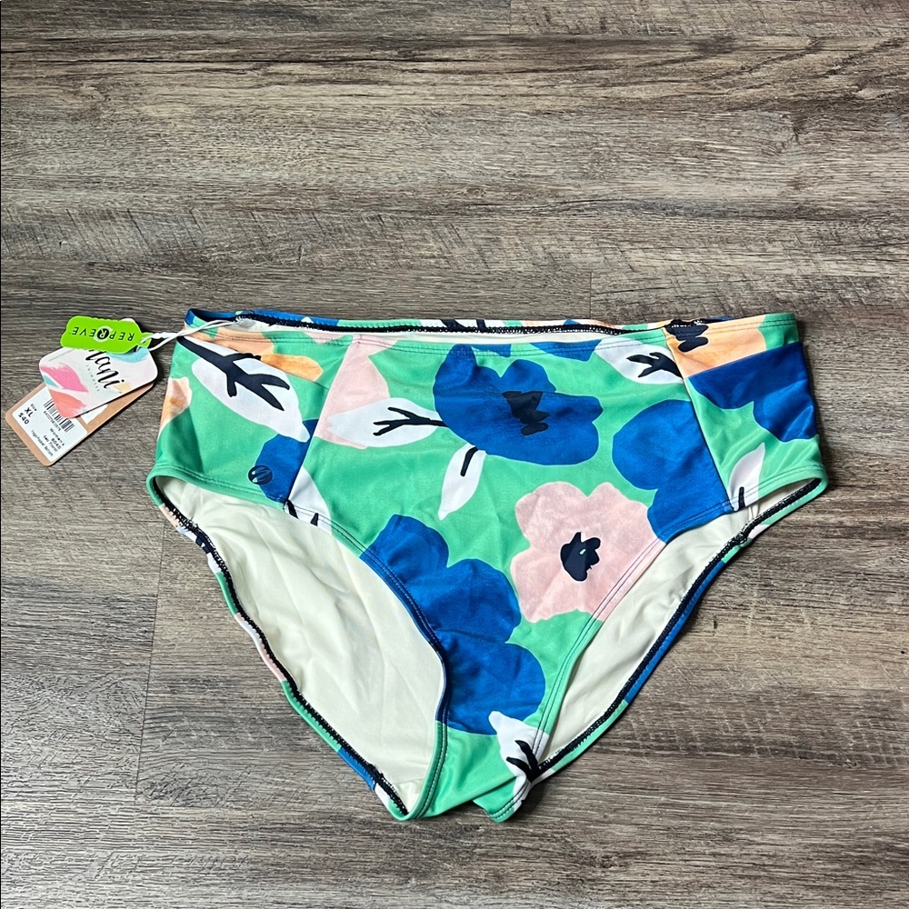 Nani Swimwear Yoga Pocket Swim Bottoms in the Sea Floral  size XL 🕶️